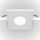 Встраиваемый светильник Maytoni Stark DL083-01-GU10-SQ-W