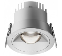 Встраиваемый светильник Maytoni  DL100-12W2.7-3-4K-RD-W