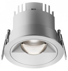 Встраиваемый светильник Maytoni  DL100-12W2.7-3-4K-RD-W