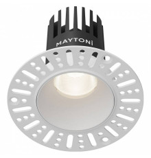 Встраиваемый светильник Maytoni Dip DL119-10W-4K-TRS-W