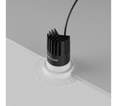 Встраиваемый светильник Maytoni Dip DL119-10W-4K-TRS-W