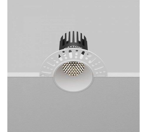 Встраиваемый светильник Maytoni Dip DL119-10W-4K-TRS-W