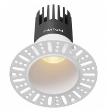 Встраиваемый светильник Maytoni Dip DL120-10W-2.7K-TRS-W