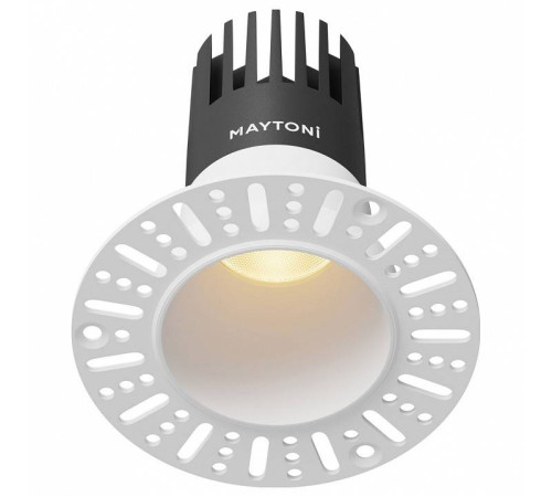 Встраиваемый светильник Maytoni Dip DL120-10W-2.7K-TRS-W