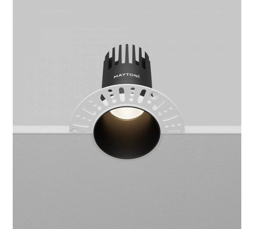 Встраиваемый светильник Maytoni Dip DL120-10W-4K-TRS-B