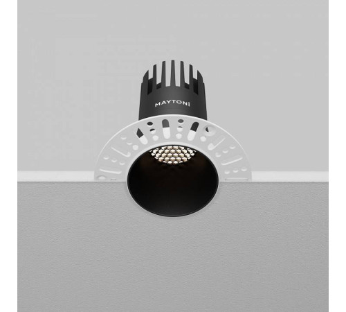 Встраиваемый светильник Maytoni Dip DL120-10W-4K-TRS-B