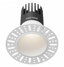 Встраиваемый светильник Maytoni Dip DL120-10W-4K-TRS-W