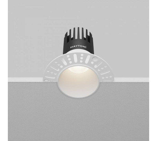 Встраиваемый светильник Maytoni Dip DL120-10W-4K-TRS-W