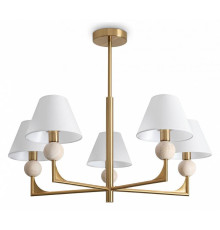 Люстра на штанге Freya Riley FR2043CL-05BS