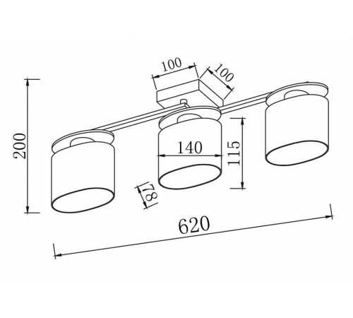 Потолочная люстра Freya Bice FR5101-CL-03-CN