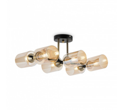 Люстра на штанге Freya Glow 6 ламп FR5129PL-06B