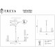 Подвесная люстра Freya Adeline 8 ламп FR5214PL-08BS