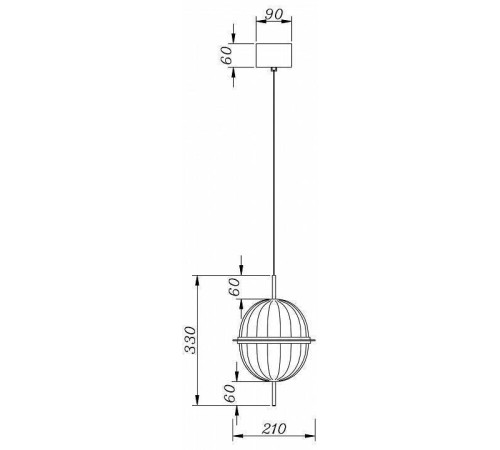 Подвесной светильник Freya Whisper FR6184PL-L17BS
