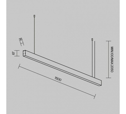 Подвесной светильник Maytoni Technical LL312045