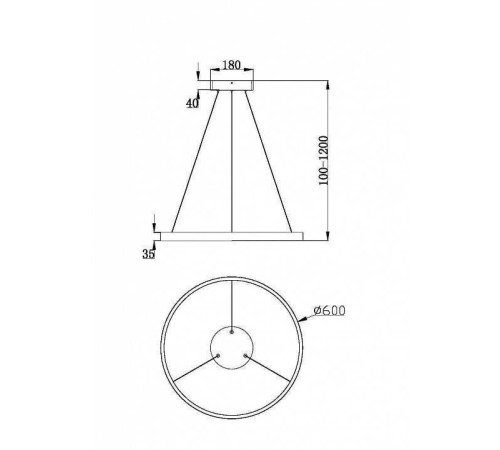 Подвесной светильник Maytoni Rim MOD058PL-L32WK
