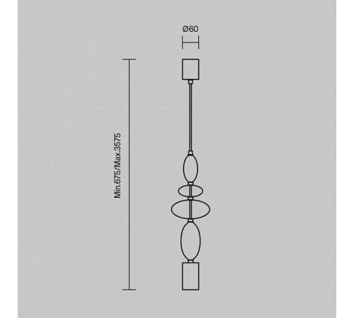 Подвесной светильник Maytoni Monochrome MOD071PL-L8B3K1