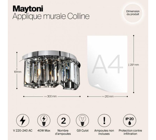 Бра Maytoni Colline MOD083WL-02CH