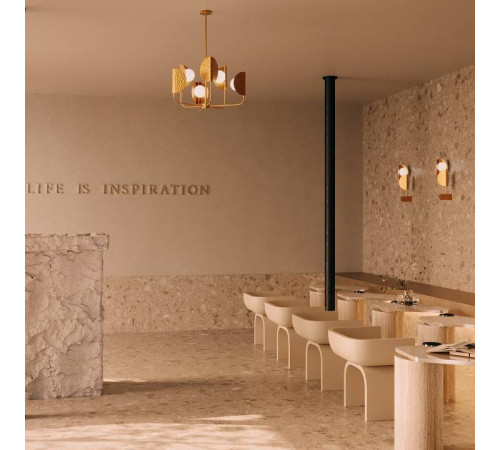 Люстра на штанге Maytoni Tropic MOD164PL-06BS