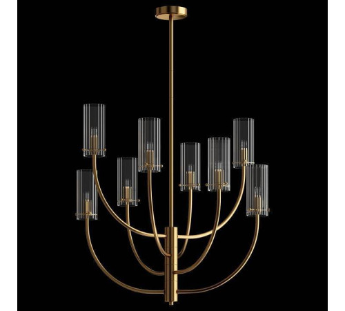 Люстра на штанге Maytoni Arco MOD223PL-08BS