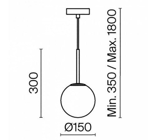 Подвесной светильник Maytoni Basic form MOD321PL-01W