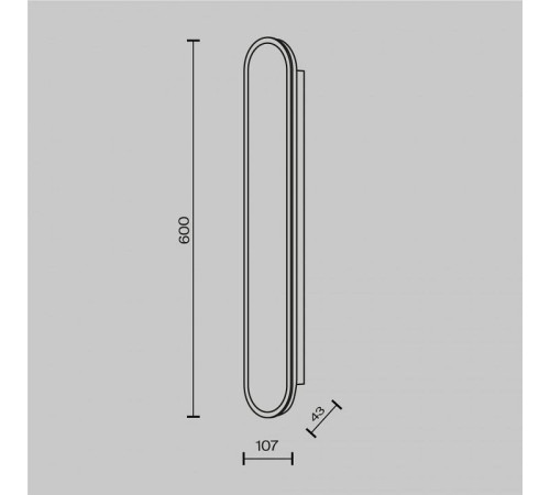 Накладной светильник Maytoni Perlamour MOD429WL-L30BSK