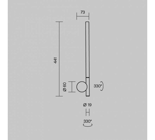 Бра Maytoni Rotera MOD432WL-L6B3K