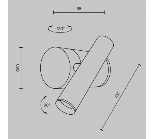 Бра Maytoni Utility MOD433WL-L3BS3K1