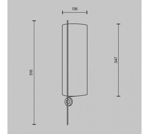 Бра Maytoni Glamping MOD437WL-02BG1