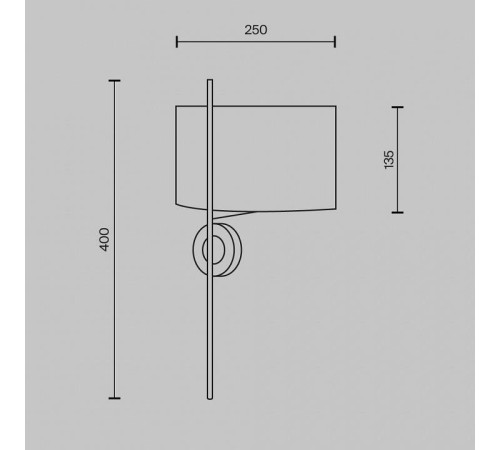 Бра Maytoni Glamping MOD437WL-02BG