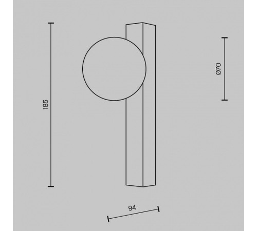 Бра Maytoni Yora MOD464WL-L3BS3K