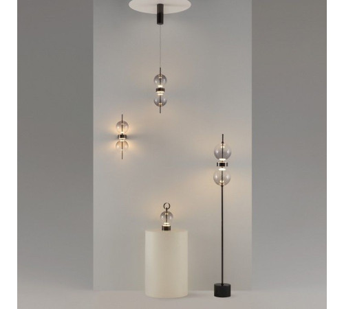Настольная лампа декоративная Maytoni Double Moon MOD478RL-L3B3K