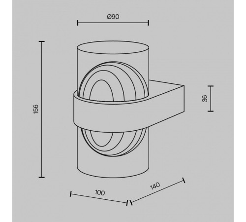 Бра Maytoni Sacramento MOD480WL-L10BS3K