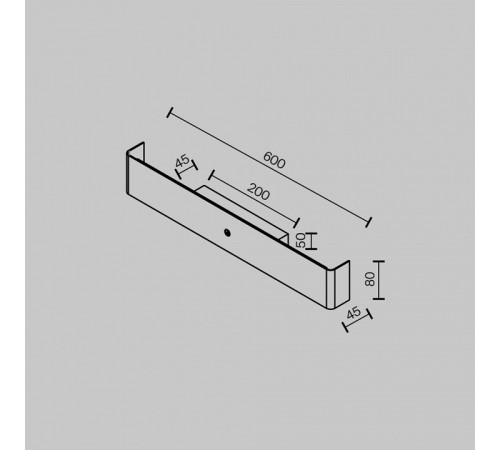 Накладной светильник Maytoni Bracket MOD492WL-L12BK