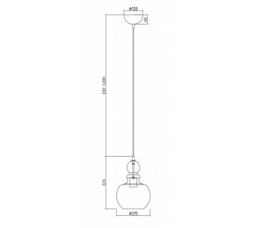 Подвесной светильник Maytoni Tone P003PL-01BZ