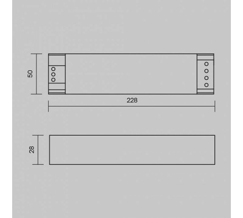 Блок питания Maytoni Magnetic 48V 200W IP20 PSL007-200W-48V-IP20