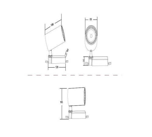 Трековый светильник Maytoni Vuoro 17 Вт 4000K TR003-1-17W4K-B