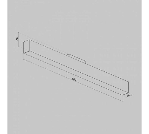 Накладной светильник Maytoni BASIS TR012-2-20W4K-B
