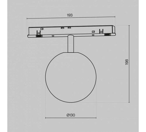 Светильник на штанге Maytoni Luna TR038-4-5WTW-DD-B
