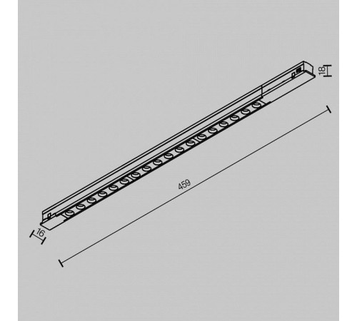Накладной светильник Maytoni Technical Points TR232-2-15W4K-B