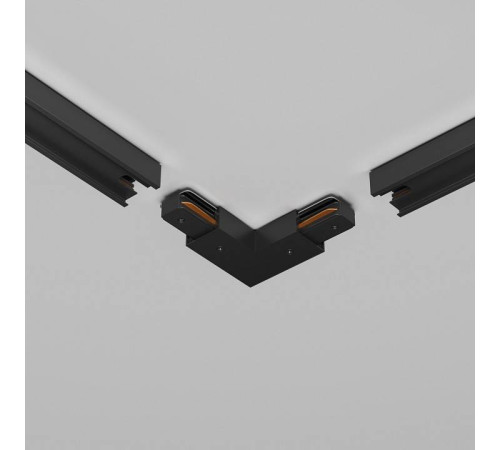 Соединитель угловой L-образный для треков Maytoni Accessories for tracks Unity TRA001CLB-11B