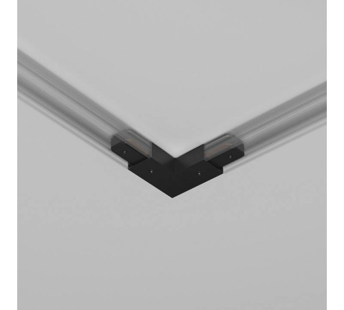 Соединитель угловой L-образный для треков Maytoni Accessories for tracks Unity TRA001CLB-11B