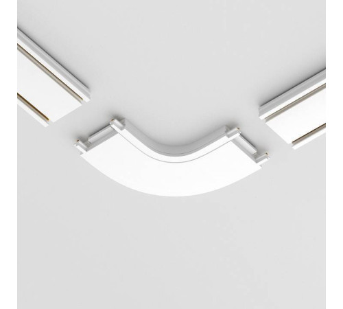 Соединитель угловой L-образный для треков накладных Maytoni Accessories for tracks Radity TRA084CR-11W