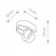 Крепление троса к потолку Nowodvorski Cameleon Mounting B WH 8394