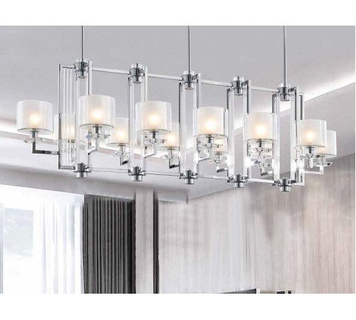 Люстра на штанге Newport 4400 4408+4/S chrome