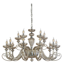 Подвесная люстра Newport ANNETTE 8620+5/C chrome cognac