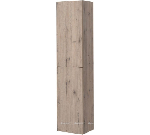 Шкаф-пенал Aquanet Алвита new 35 дуб веллингтон белый 00277561
