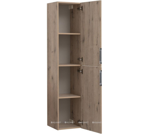 Шкаф-пенал Aquanet Алвита new 35 дуб веллингтон белый 00277561