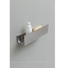 Полка Aquanet Магнум 400х120х100 мм сталь браш 00334110