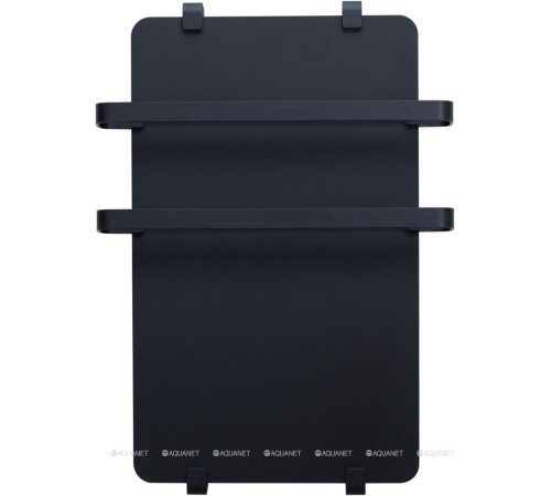 Полотенцесушитель Allen Brau INFINITY 1000х440 мм черный матовый с рейлингом 2.0 и креплением черный браш 00325637