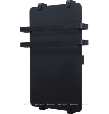 Полотенцесушитель Allen Brau INFINITY 600х440 мм черный матовый с рейлингом 2.0 и креплением черный браш 00325635